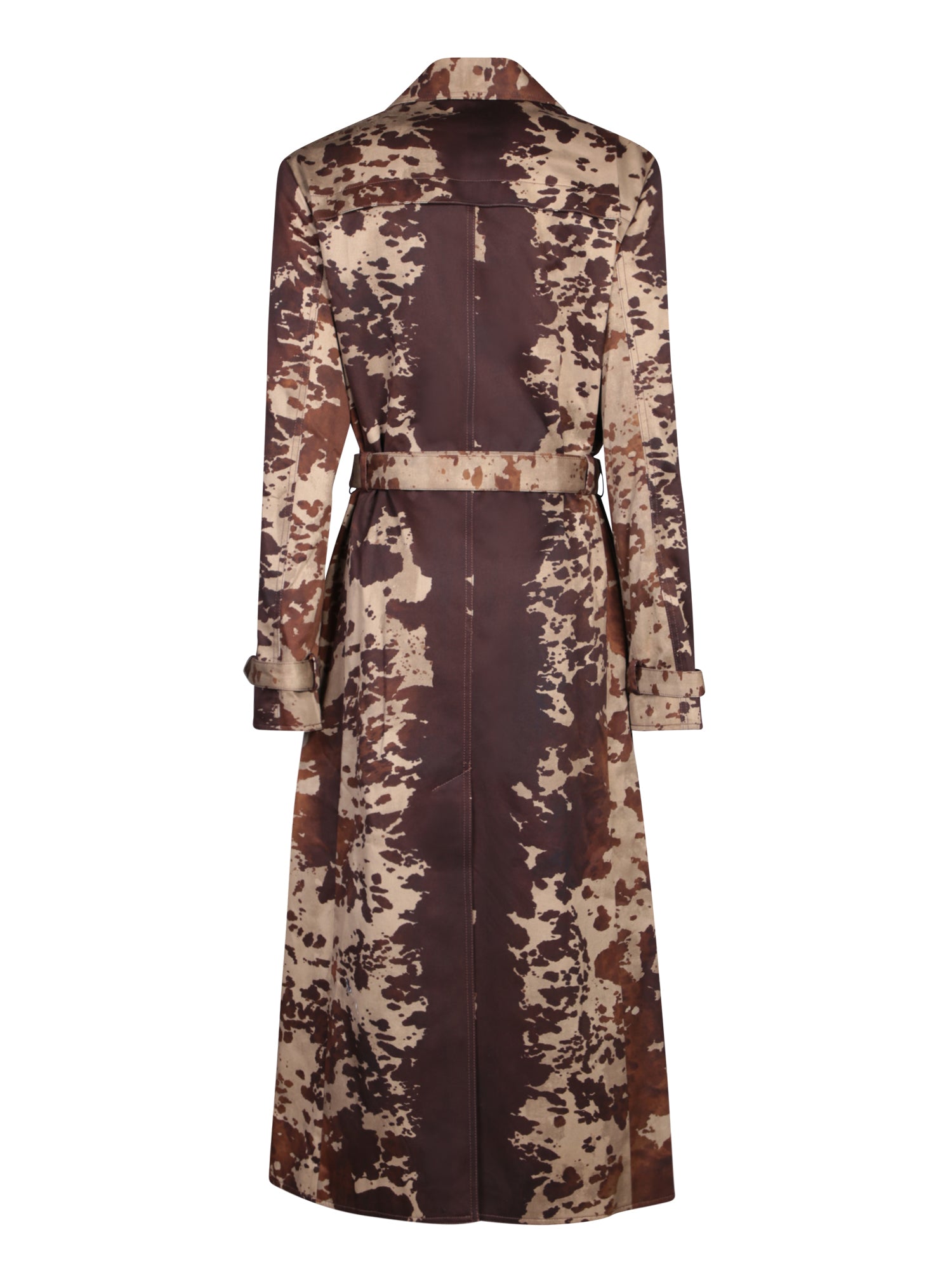 Cow print clearance trench coat