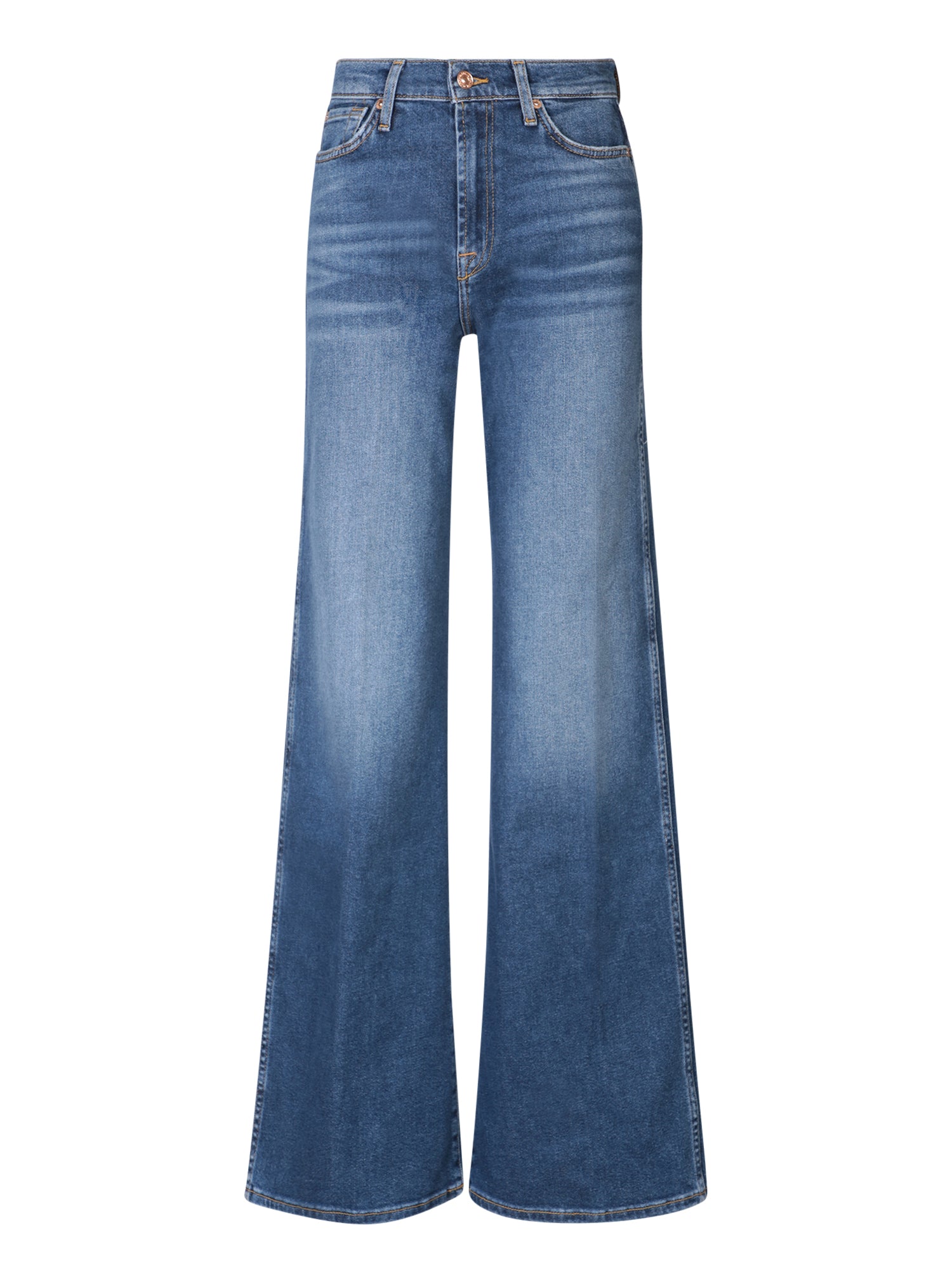 Wide leg Lotta blue jeans – DELL'OGLIO