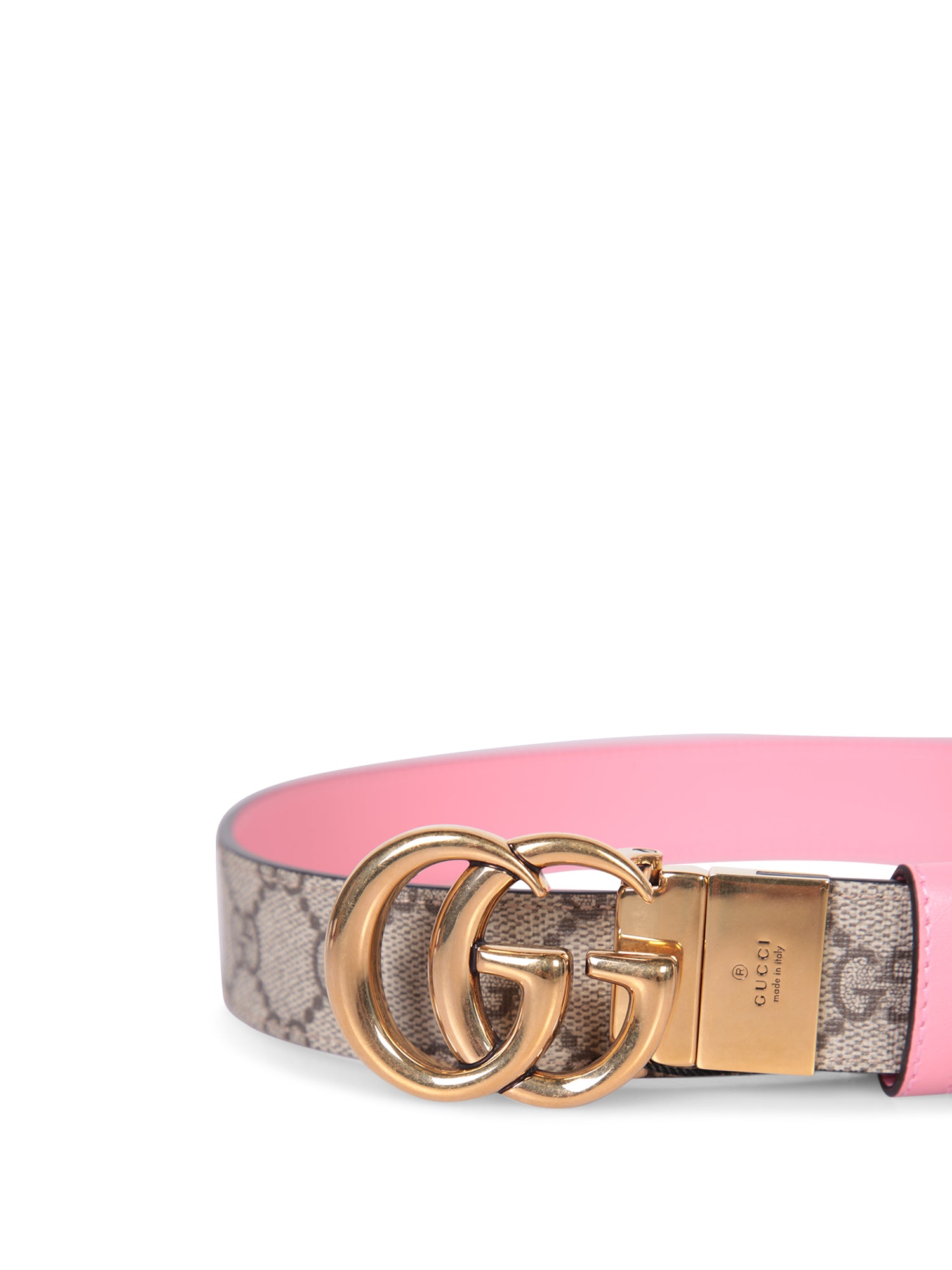 GUCCI GG Marmont belt pink/beige