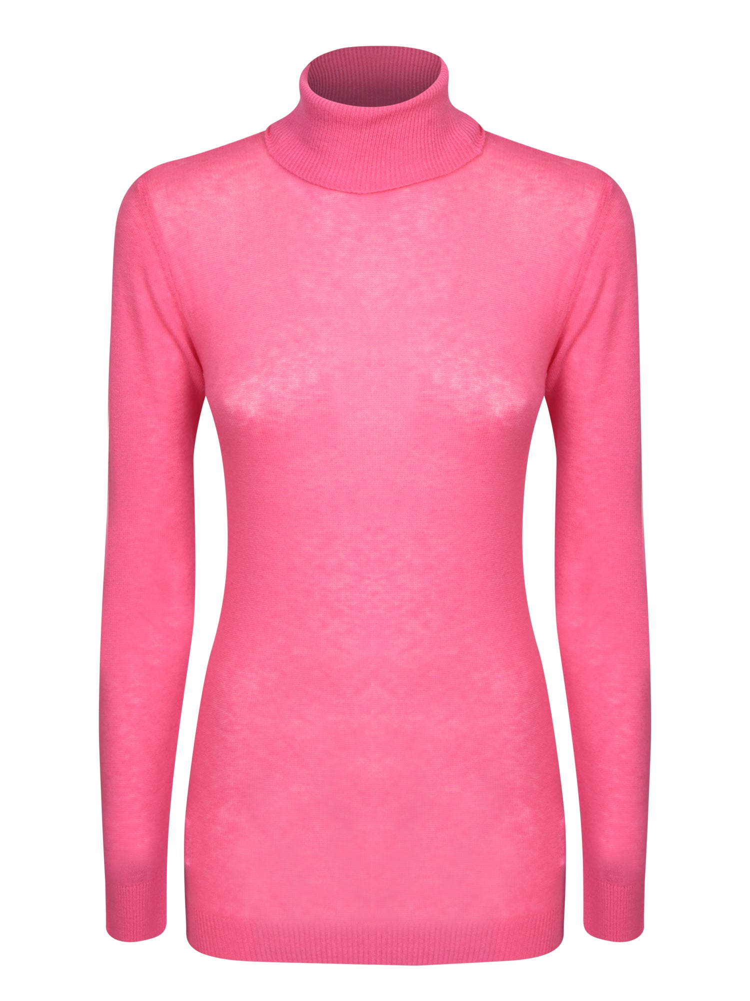 High neck pink sweater – DELL'OGLIO