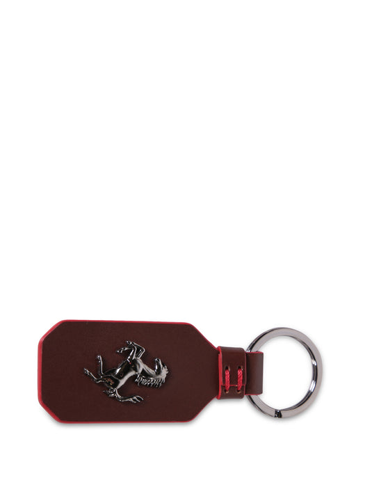 Ferrari Leather Prancing Horse keychain Unisex